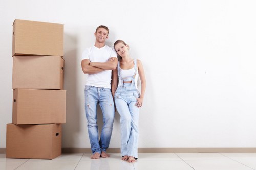 Professional removals in Aldwych on a busy central London street