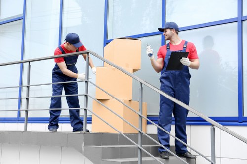 Professional movers handling apartment relocation in Aldwych