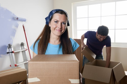 Professional movers handling a small relocation in Aldwych